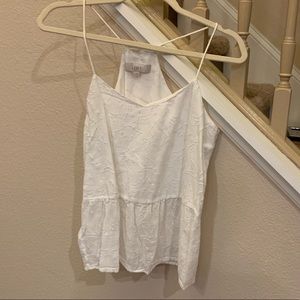 White LOFT blouse size small